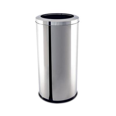 Lixeira Inox 40 Litros com Aro sem Tampa | Brinox