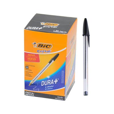 Caneta Esferográfica Bic Cristal Preta Caixa com 50 unidades