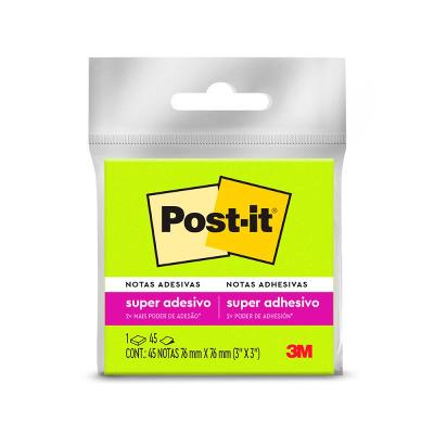 Bloco Adesivo Verde 76 mm x 76 mm 45 folhas | Post-it 3M