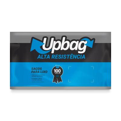 Saco de Lixo 240 L Cinza Super Reforçado 50 unidades | UpBag