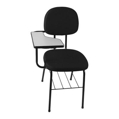 Cadeira Universitária Estofada Preta