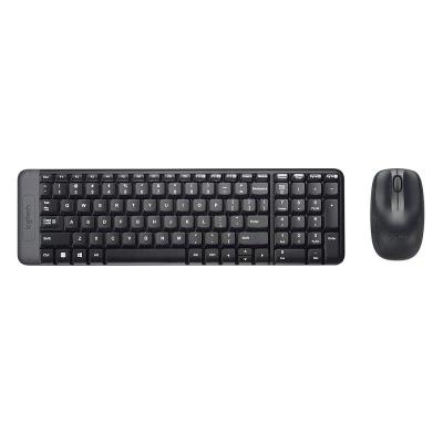 Kit Teclado e Mouse sem Fio Logitech MK220