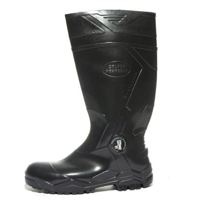 Bota de PVC Cano Longo 44 Preta Bico Aço Evolution Italbotas