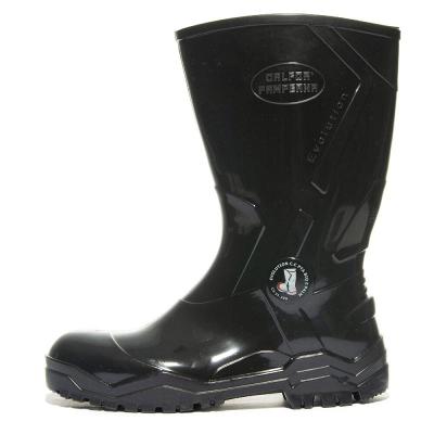 Bota de PVC Cano Longo 41 Preta Bico Aço Evolution Italbotas