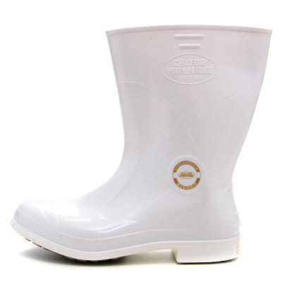 Bota de PVC Cano Medio 40 Branca Maxigrip Italbotas