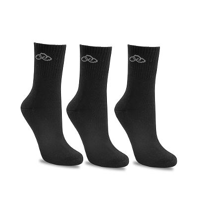 Meia Olympikus Cano Médio pacote c/ 3 pares Feminino