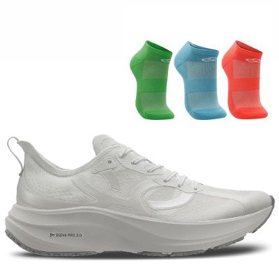 Kit Olympikus 1 tênis Corre 4 e 3 pares de meia cano invisível Neon