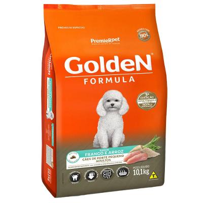Ração Golden Fórmula Cães Adultos Raças Pequenas Frango e Arroz Mini Bits