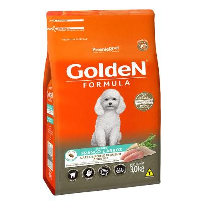 Ração Golden Fórmula Cães Adultos Raças Pequenas Frango e Arroz Mini Bits