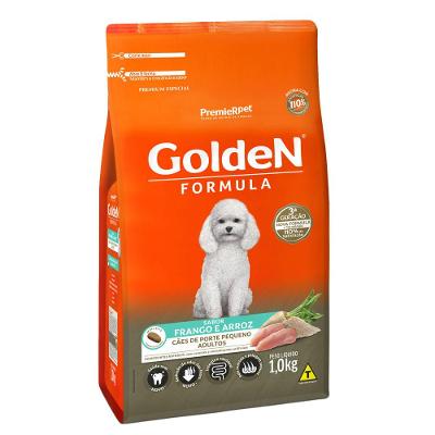 Ração Golden Fórmula Cães Adultos Raças Pequenas Frango e Arroz Mini Bits