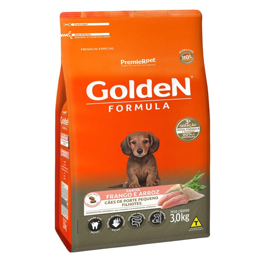 Ração Golden Fórmula Cães Filhotes Raças Pequenas Frango e Arroz - 2