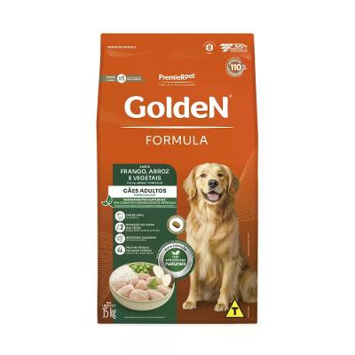 Ração Golden Formula Cães Adultos Frango e Arroz