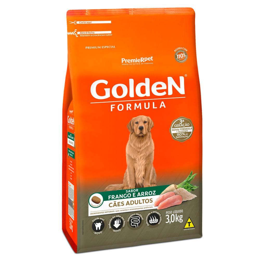 Ração Golden Formula Cães Adultos Frango e Arroz - 1