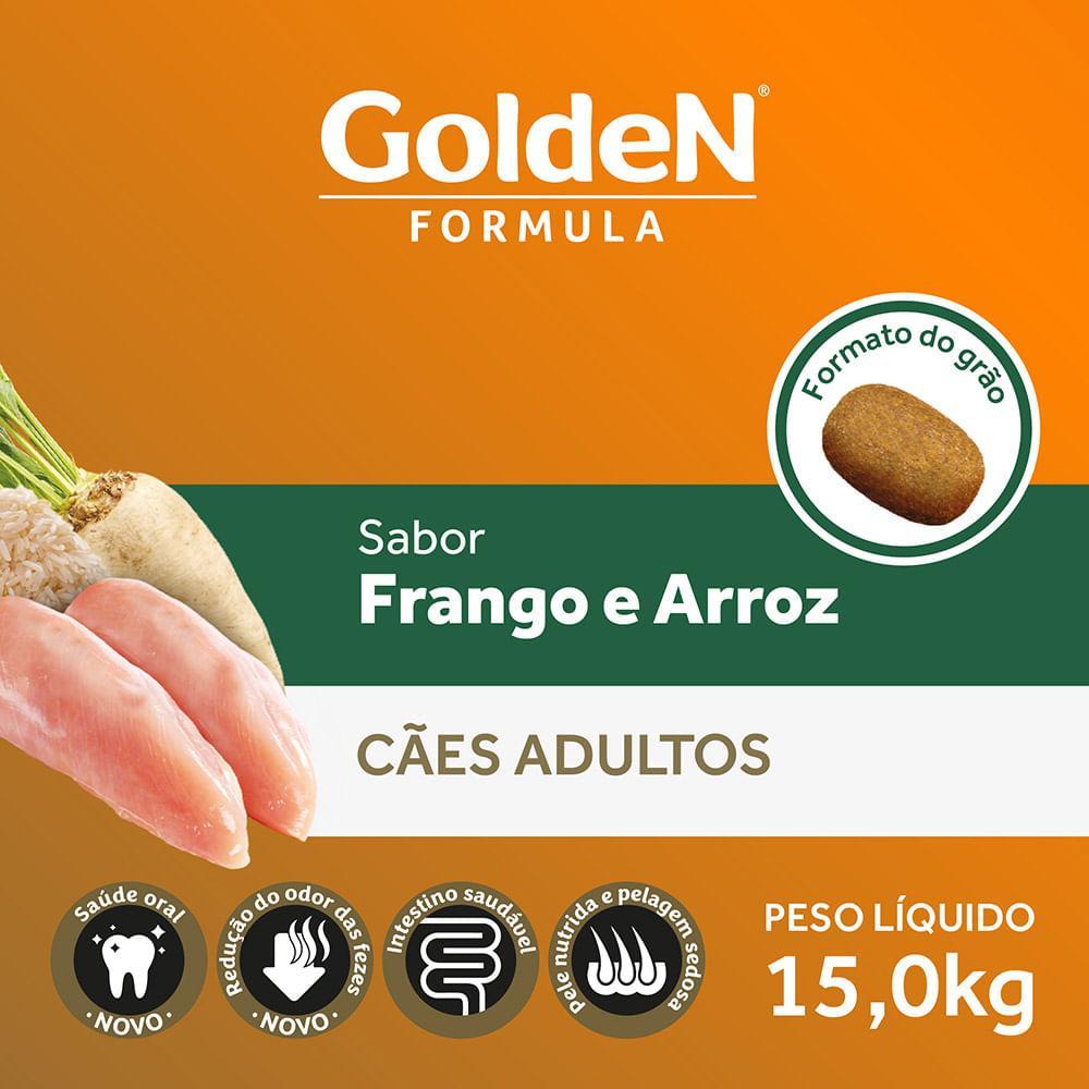 Ração Golden Formula Cães Adultos Frango e Arroz - 4