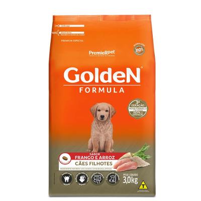 Ração Golden Fórmula Cães Filhotes Frango e Arroz