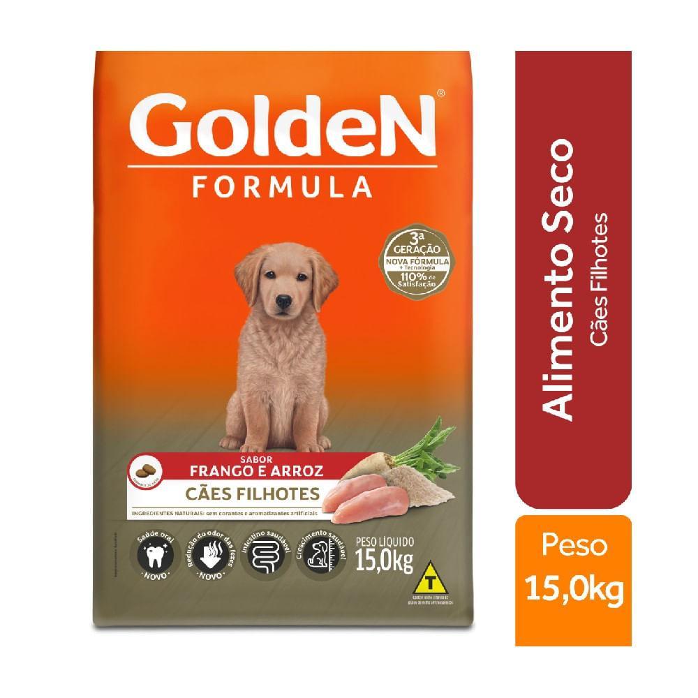 Ração Golden Fórmula Cães Filhotes Frango e Arroz - 4