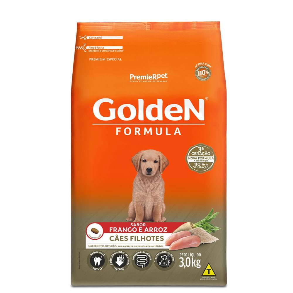 Ração Golden Fórmula Cães Filhotes Frango e Arroz - 7