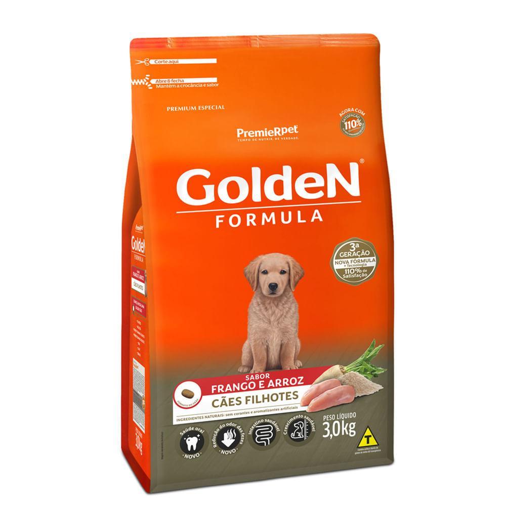 Ração Golden Fórmula Cães Filhotes Frango e Arroz - 8