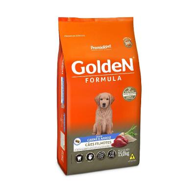 Ração Golden Fórmula para Cães Filhotes Carne e Arroz