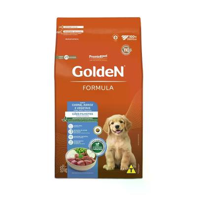 Ração Golden Fórmula para Cães Filhotes Carne e Arroz