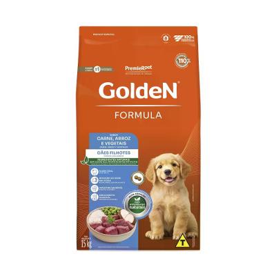 Ração Golden Fórmula para Cães Filhotes Carne e Arroz