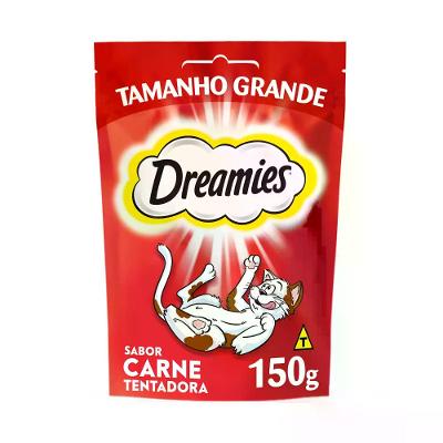 Petisco Dreamies Carne Tentadora Gatos Adultos
