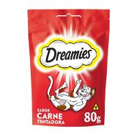 Petisco Dreamies Carne Tentadora Gatos Adultos - 1