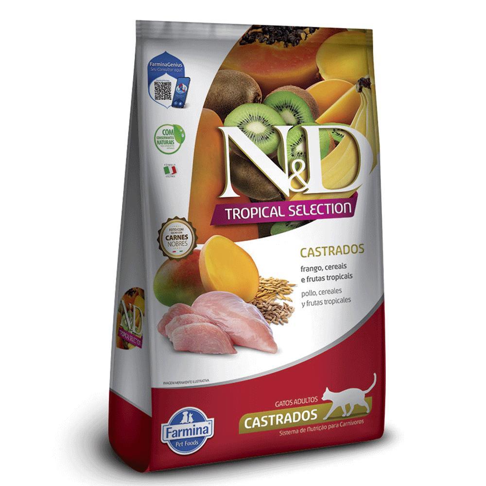 Ração N&amp;D Tropical Selection Gatos Castrados Frango - 3