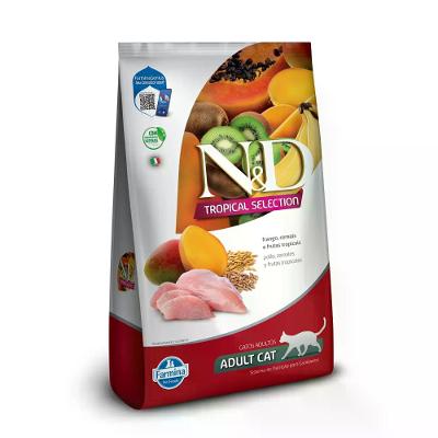 Ração N&amp;D Tropical Selection Gatos Adultos Frango