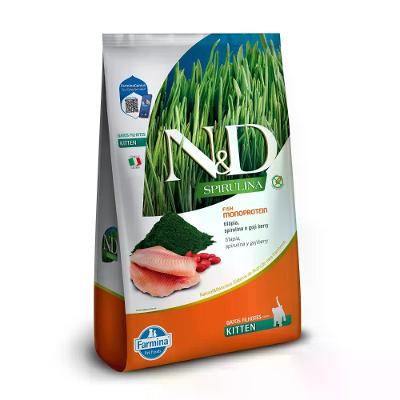 Ração N&amp;D Spirulina Gatos Filhotes Tilápia