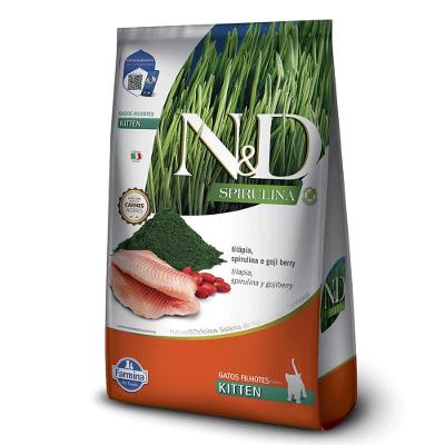 Ração N&amp;D Spirulina Gatos Filhotes Tilápia