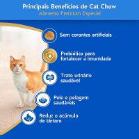 Ração Cat Chow Gatos Adultos Peixe