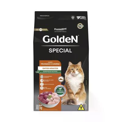 Ração Golden Special Gatos Adultos Frango e Carne