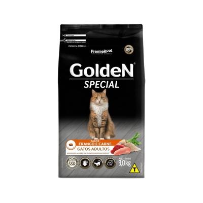 Ração Golden Special Gatos Adultos Frango e Carne