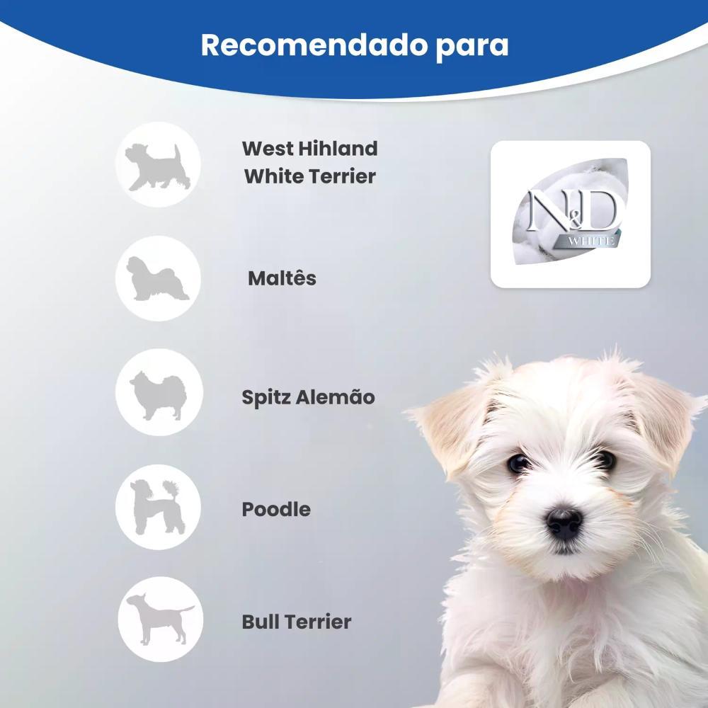 Ração N&D White para Cães Adultos Raças Mini e Pequenas - 4