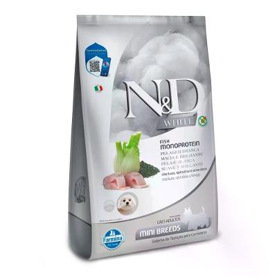 Ração N&D White para Cães Adultos Raças Mini e Pequenas