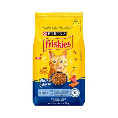 Ração Friskies Gatos Adultos Mar de Sabores