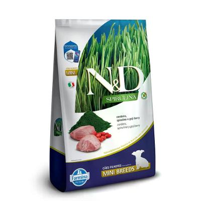 Ração N&amp;D Spirulina Cães Puppy Mini Cordeiro