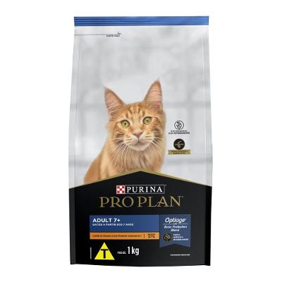 Ração Pro Plan Gatos Adultos 7+ Frango