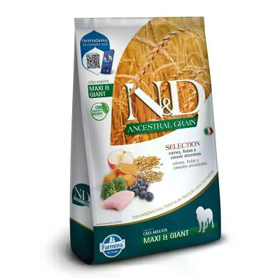 Ração N&amp;D Ancestral Grain Selection Cães Adultos Raças Grandes e Gigantes