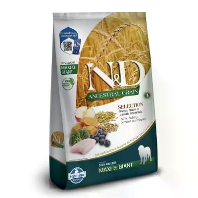 Ração N&amp;D Ancestral Grain Selection Cães Adultos Raças Grandes e Gigantes