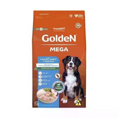 Ração Golden Mega para Cães Adultos Raças Grandes Frango e Arroz