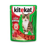 Ração Úmida KiteKat Sachê para Gatos Adultos Carne ao Molho - 2