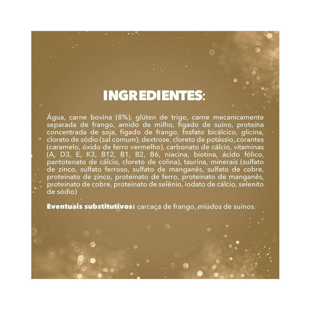 Ração Úmida Fancy Feast Demi Glace Carne - 10