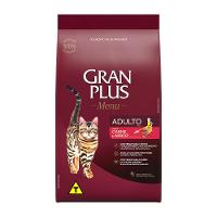 Ração GranPlus Gatos Adultos Carne e Arroz - 1