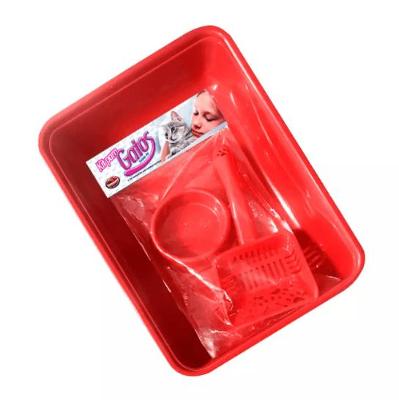 Kit para Gatos Furação Pet Vermelho