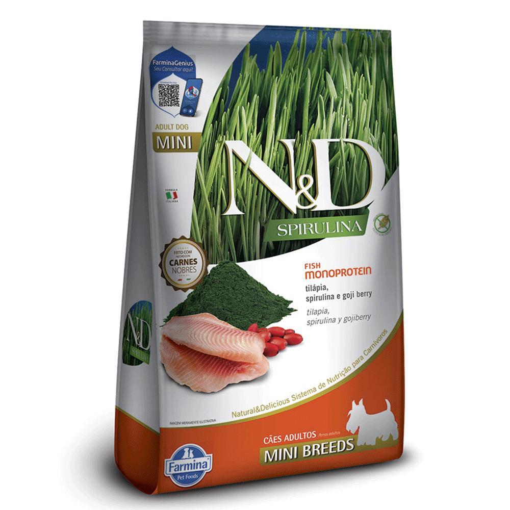 Ração N&amp;D Spirulina Cães Adultos Mini Tilápia - 3