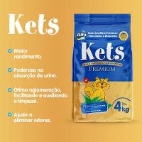 Areia Higiênica Kets Premium Alfa Pet - 8