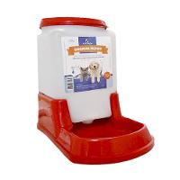 Bebedouro Prático Automático Cães e Gatos Vermelho Alvorada - 1