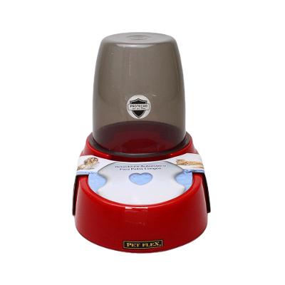 Bebedouro Automático Pelo Longo Pet Flex Vermelho